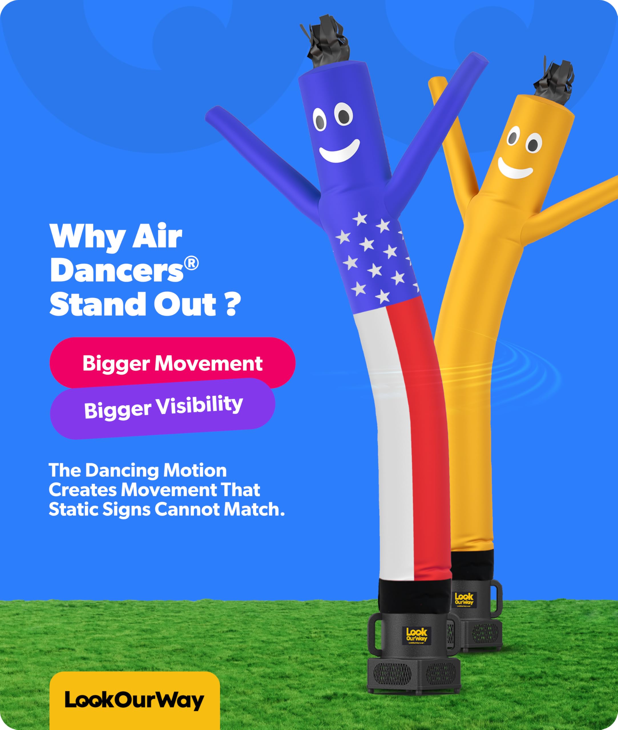 Amazon.com : LookOurWay Air Dancers Wacky Waving Inflatable Tube Amazon.com : LookOurWay Air Dancers Wacky Waving Inflatable Tube